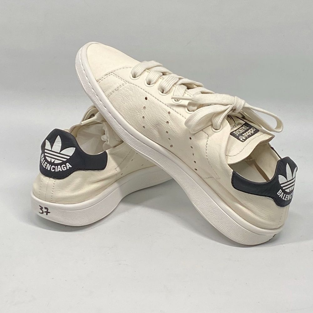 Balenciaga X Adidas Stan Smith Leather Sneakers size 37